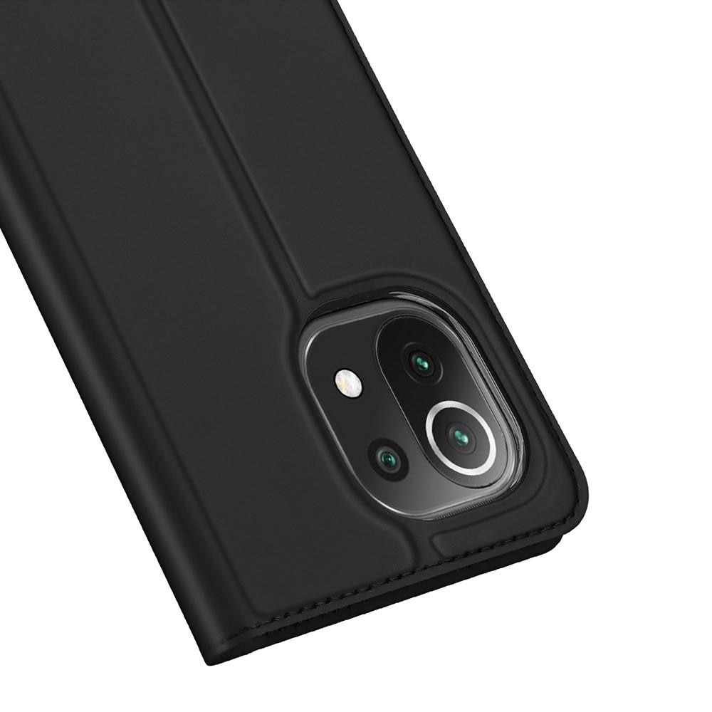 Cover portafoglio Skin Pro Series Xiaomi Mi 11 Lite 5G Black