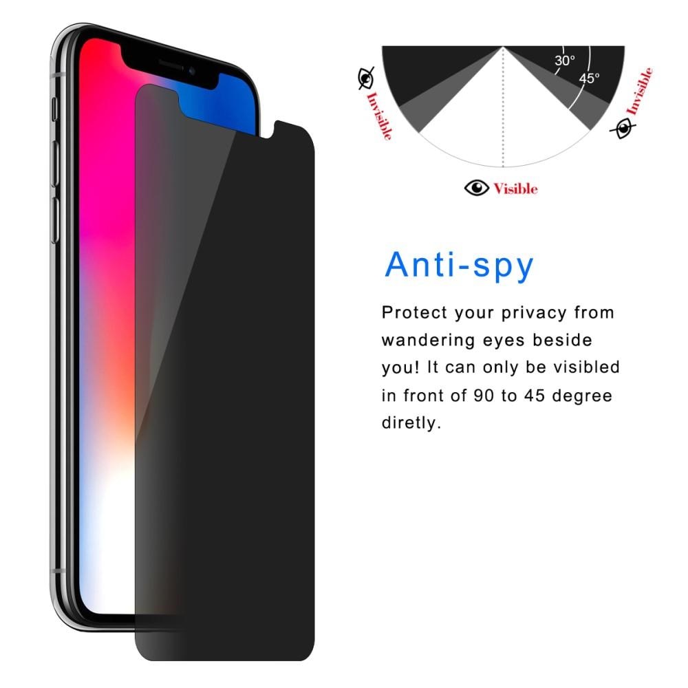 Proteggischermo Effetto Privacy Vetro Temperato iPhone 11 Pro Max Nero