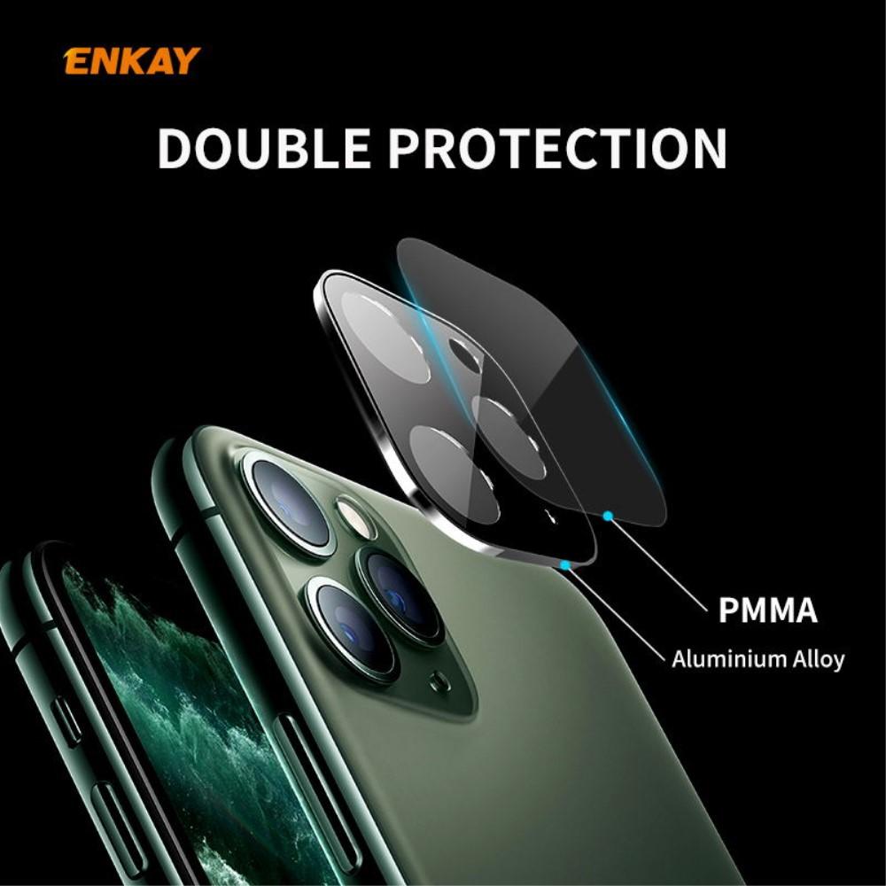 Protezioni per fotocamere Vetro e Alluminio iPhone 11 Nero