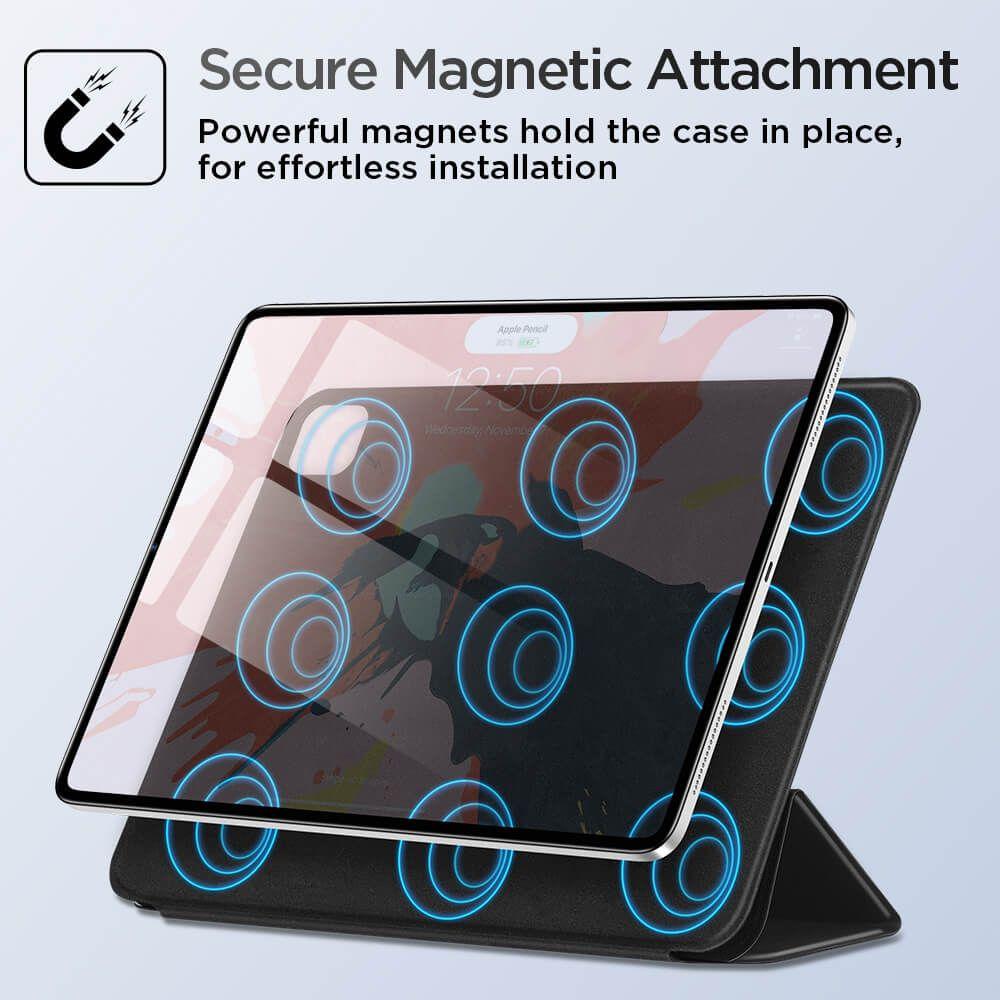 Cover Rebound Magnetic iPad Pro 12.9 6th Gen (2022) Black