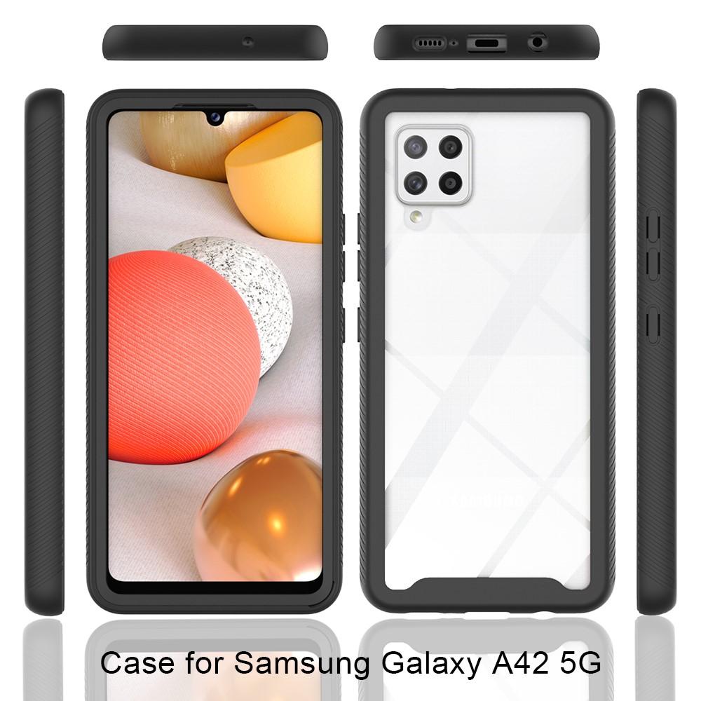 Cover protezione totale Samsung Galaxy A42 Nero