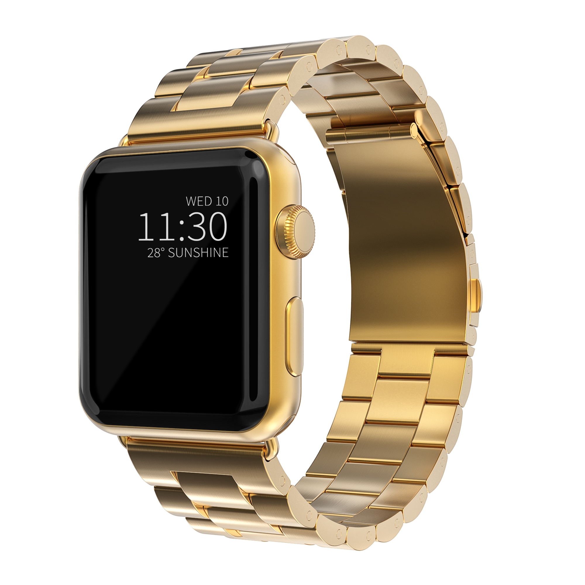 Cinturino in metallo Apple Watch 45mm Series 7 oro