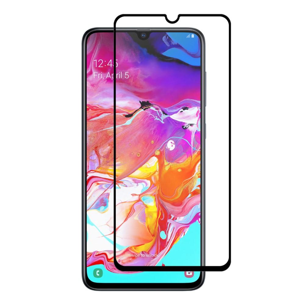 Full Glue Tempered Glass Samsung Galaxy A70 Nero