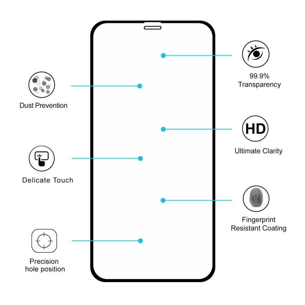 Full Glue Tempered Glass iPhone 11 Pro Max Nero