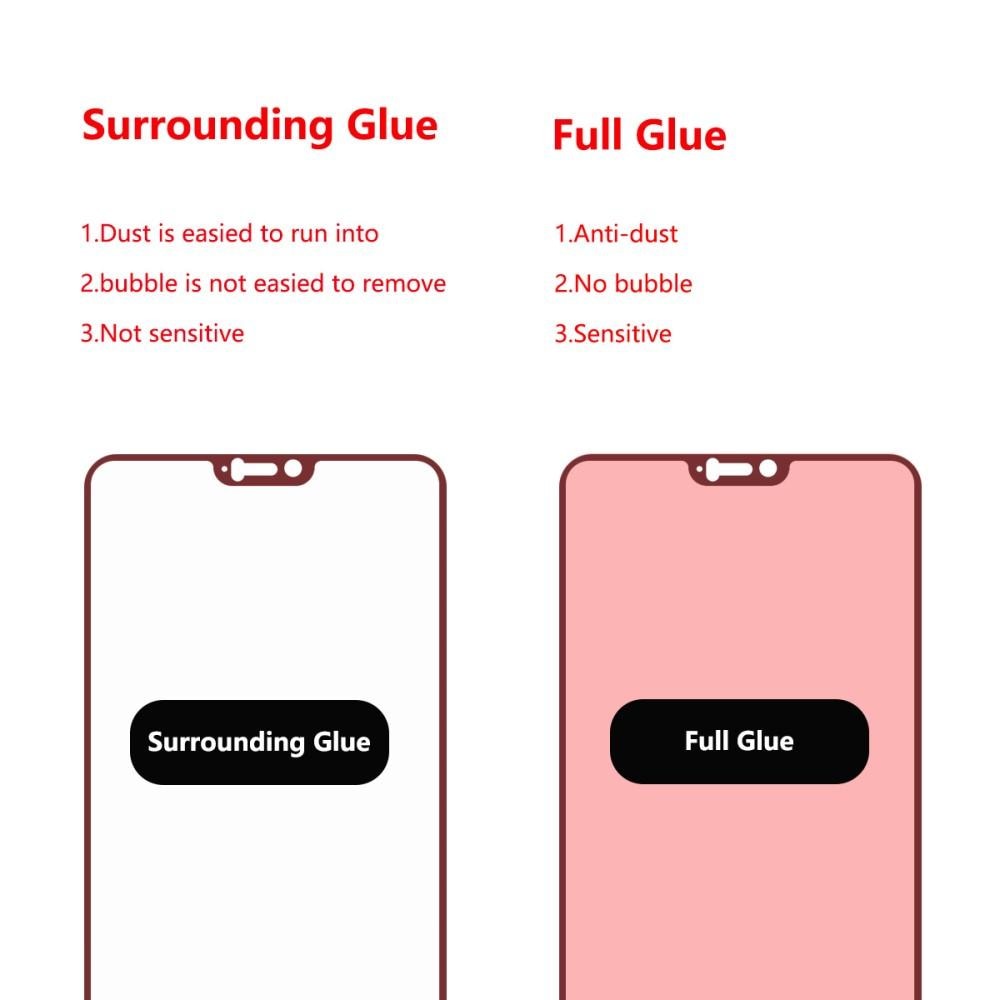 Full Glue Tempered Glass OnePlus 6 Nero