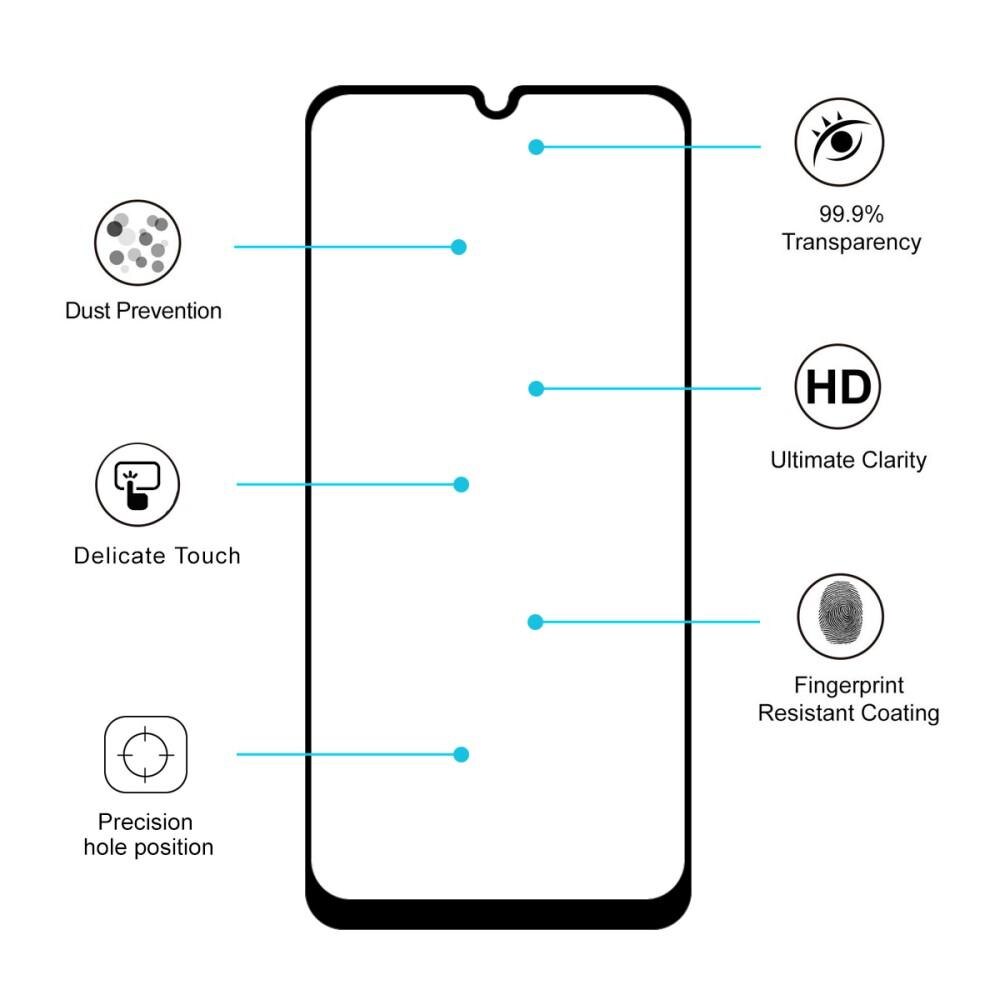 Full Glue Tempered Glass Samsung Galaxy A50 Nero