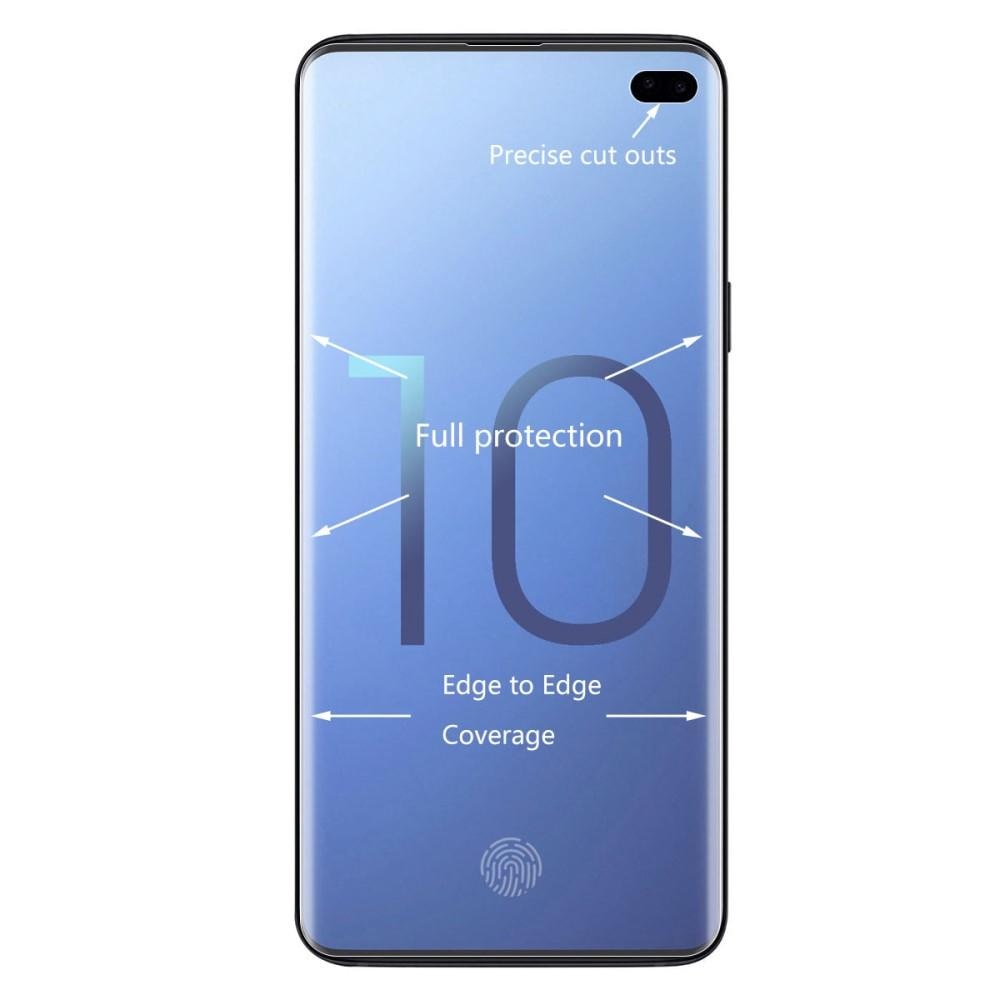 Proteggischermo curvo per schermo intero Samsung Galaxy S10 Plus