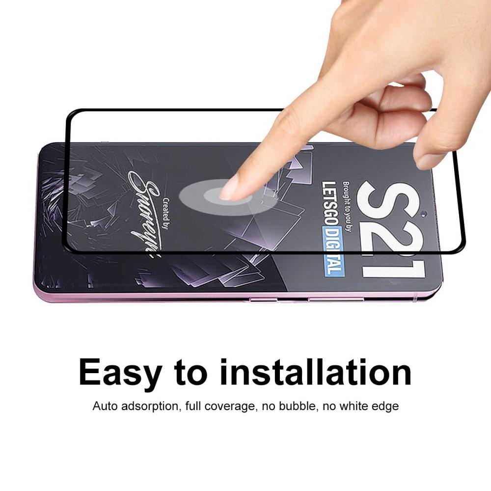 Full Glue Tempered Glass Samsung Galaxy S21 Nero