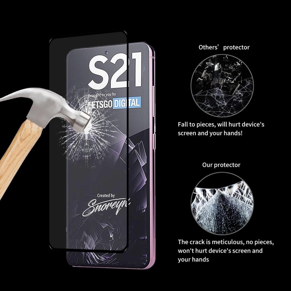 Full Glue Tempered Glass Samsung Galaxy S21 Nero