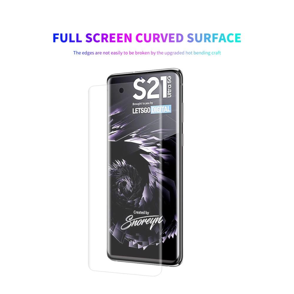 Proteggischermo curvo per schermo intero Samsung Galaxy S21 Ultra