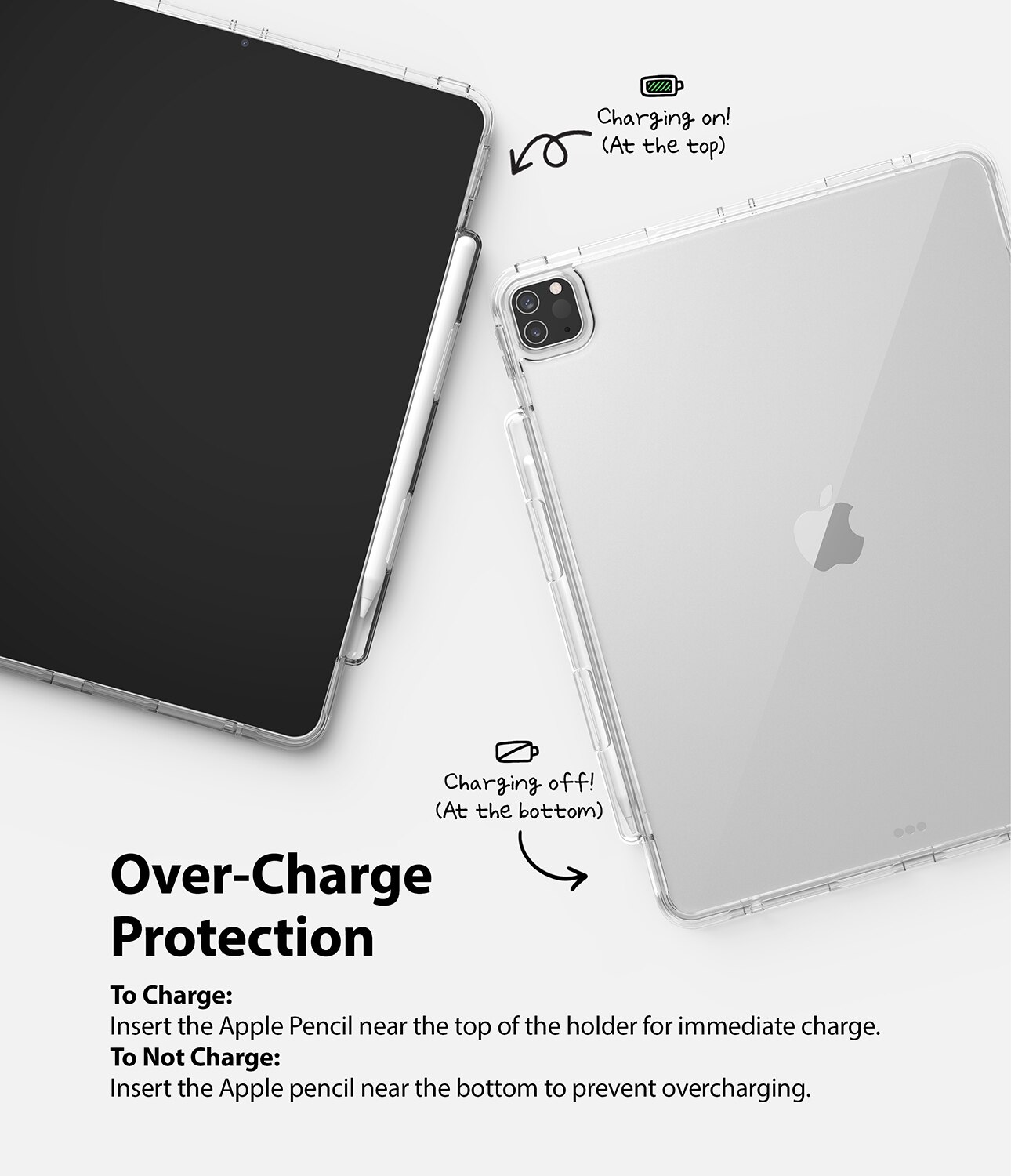 Cover Fusion Plus iPad Pro 12.9 5th Gen (2021) Clear