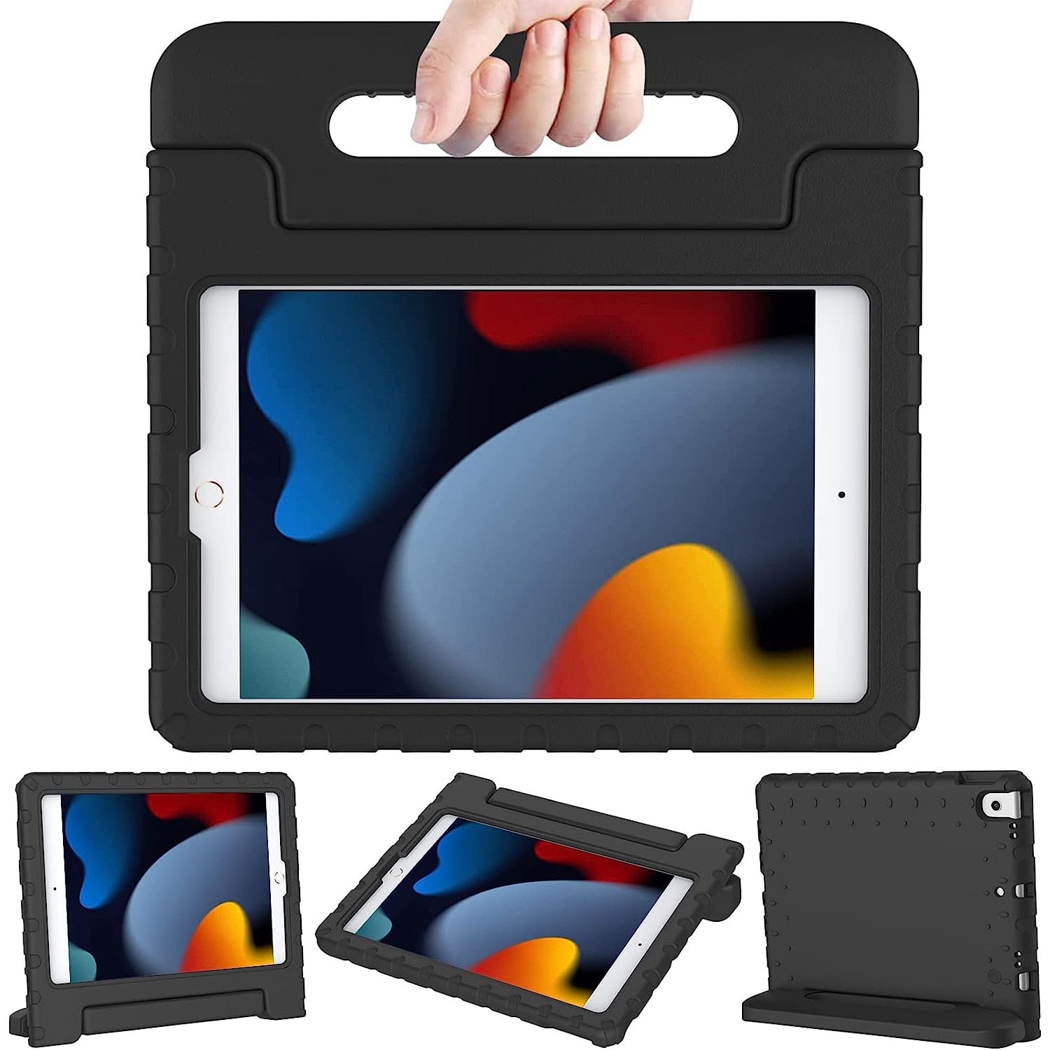 Cover anti-urto per bambini iPad 10.2 7th Gen (2019) nero