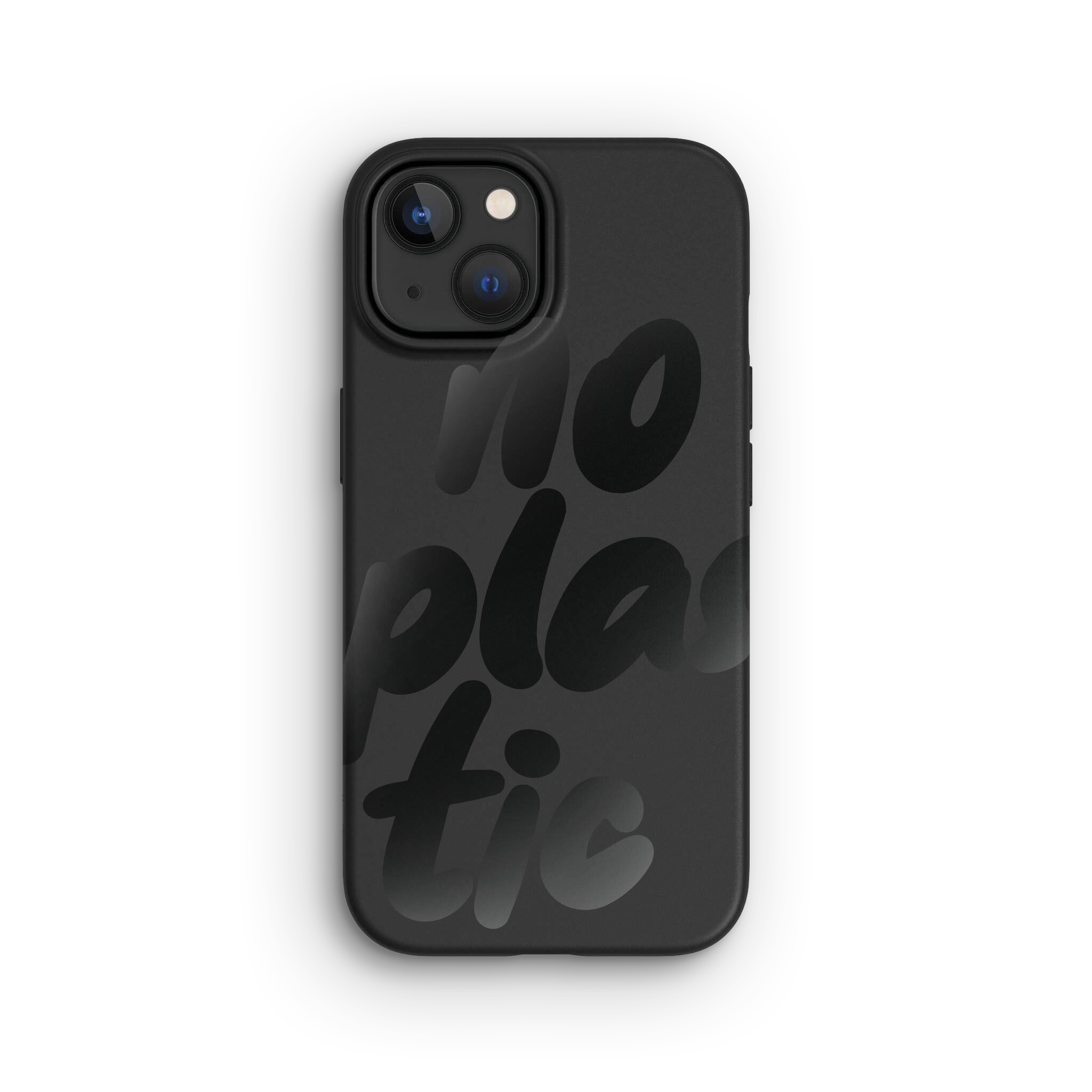 Cover per iPhone 15, No Plastic Black