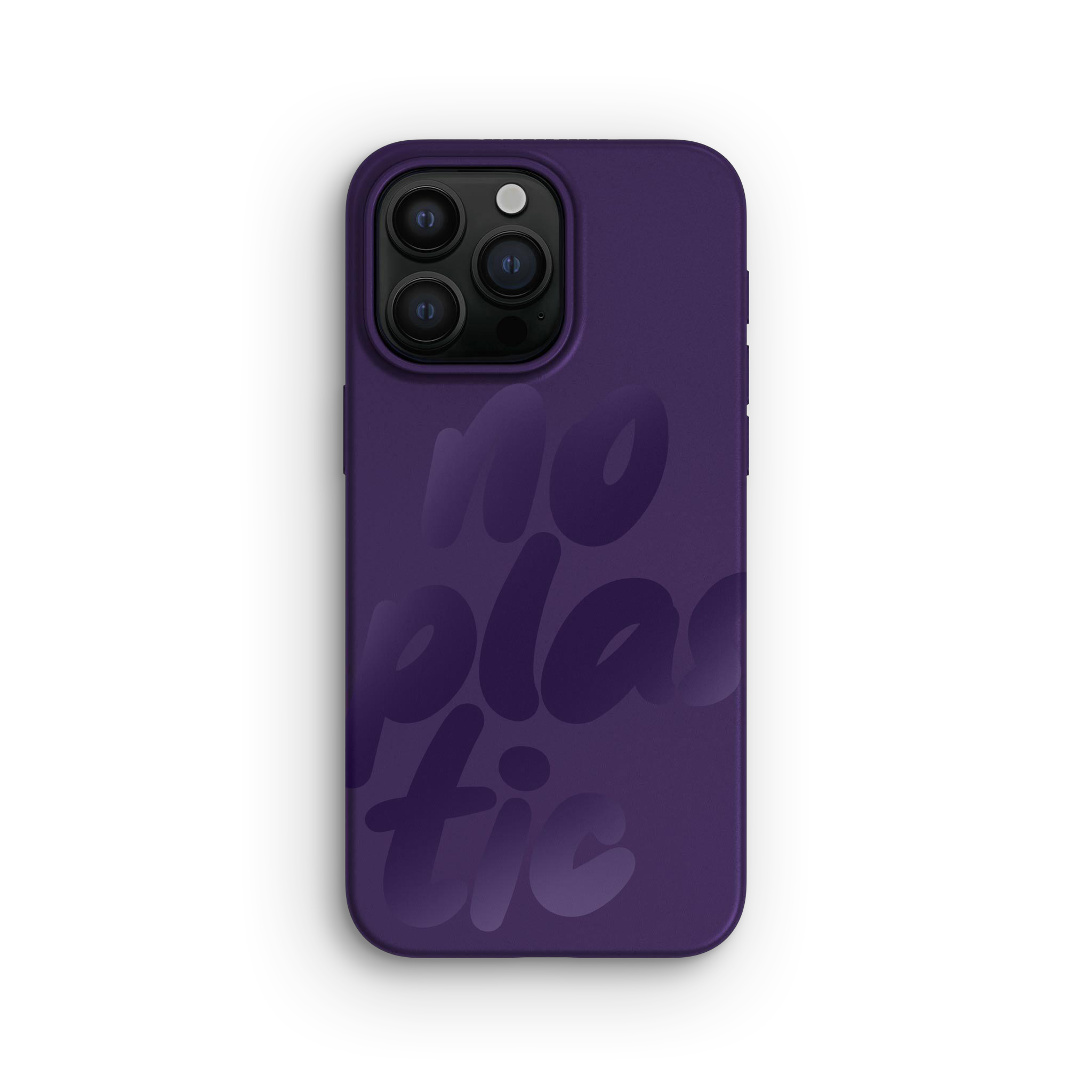 Cover per iPhone 15 Pro Max, No Plastic Blackberry Purple