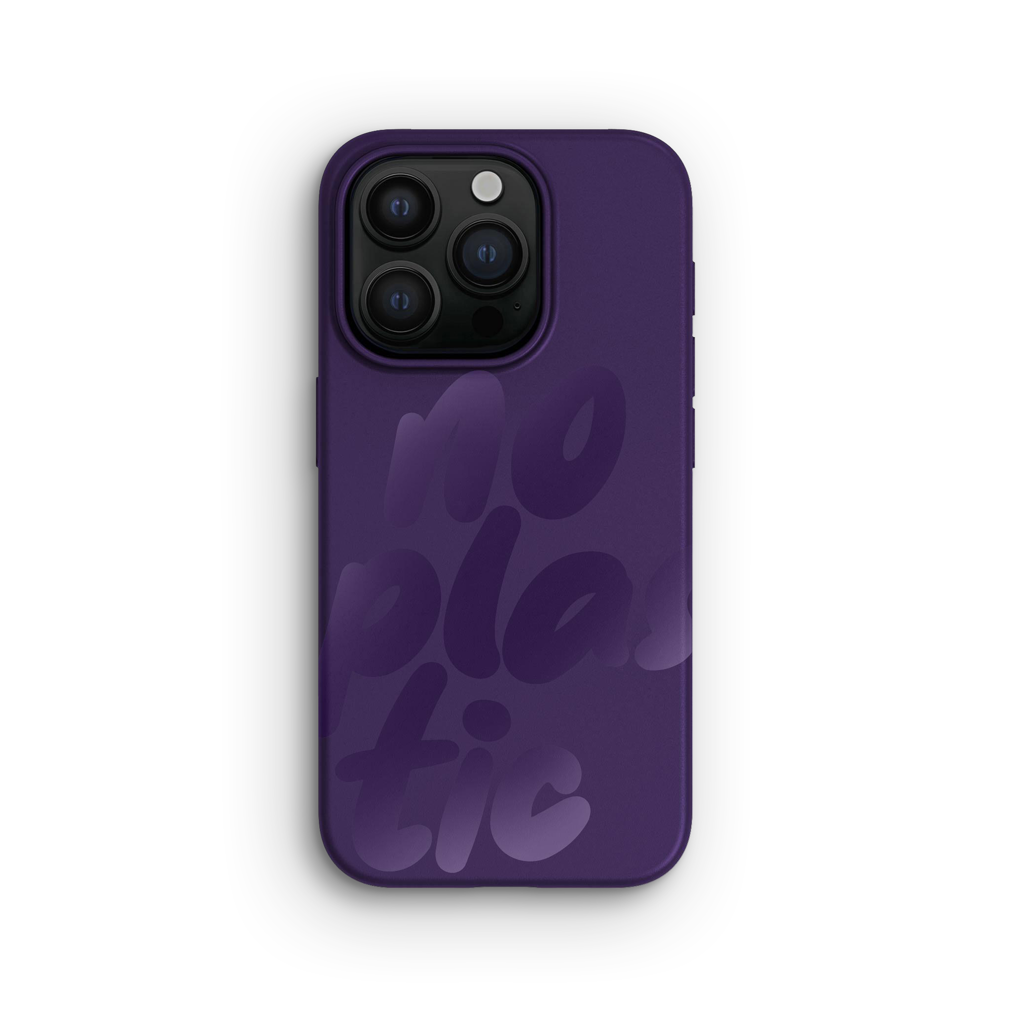 Cover per iPhone 15 Pro, No Plastic Blackberry Purple