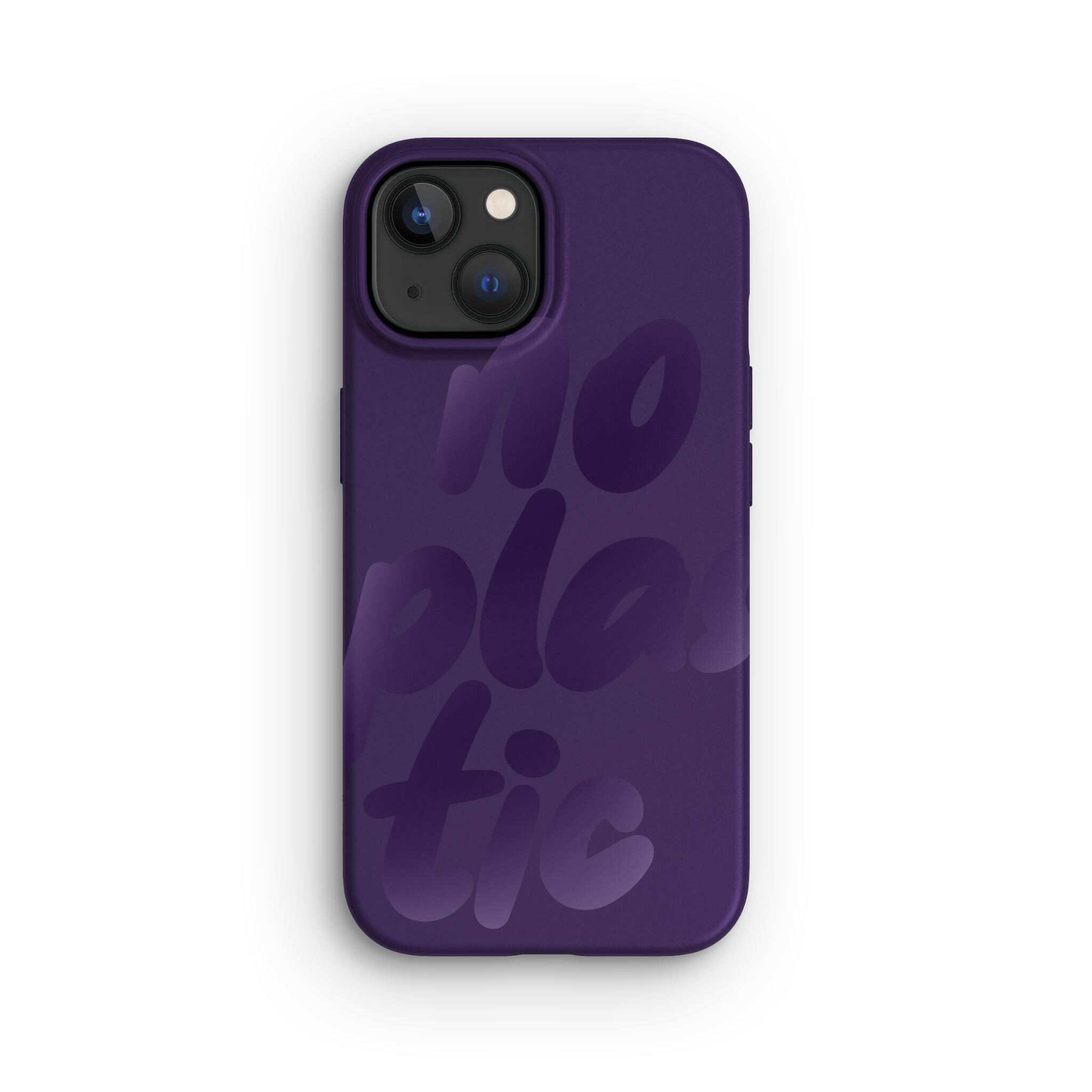 Cover per iPhone 15, No Plastic Blackberry Purple