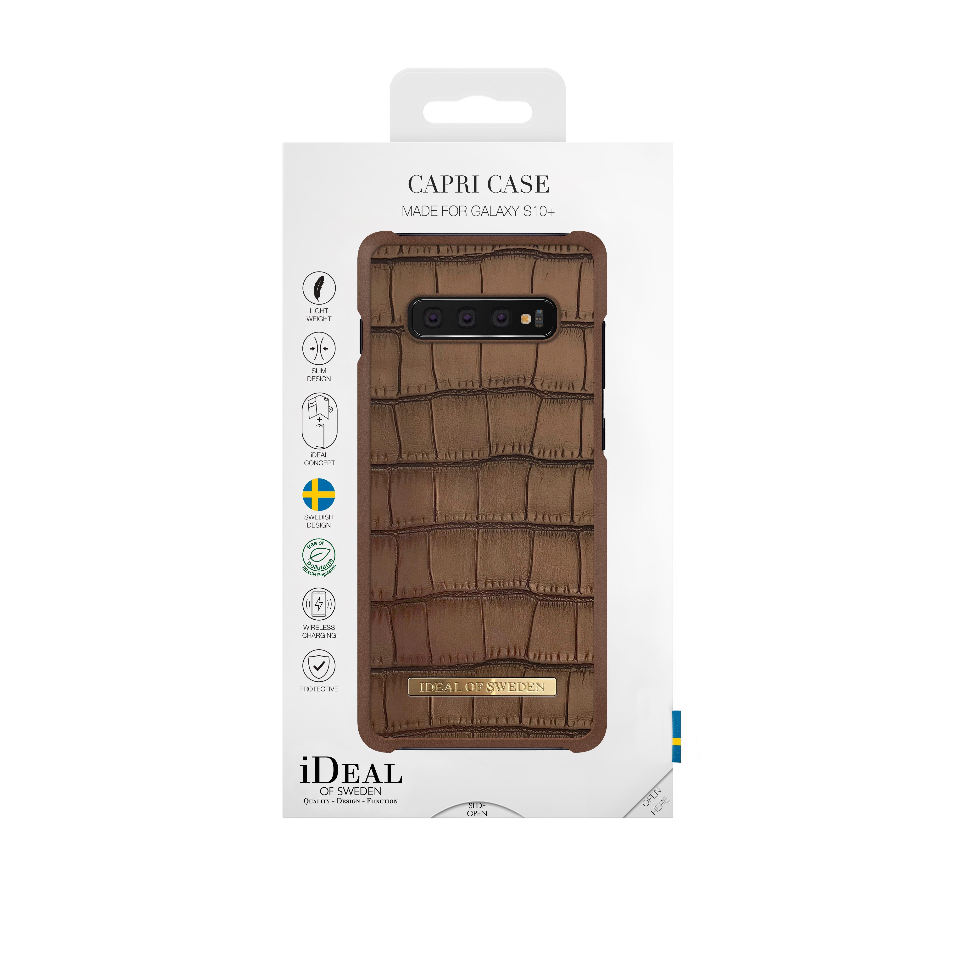 Cover Capri Samsung Galaxy S10 Plus Brown