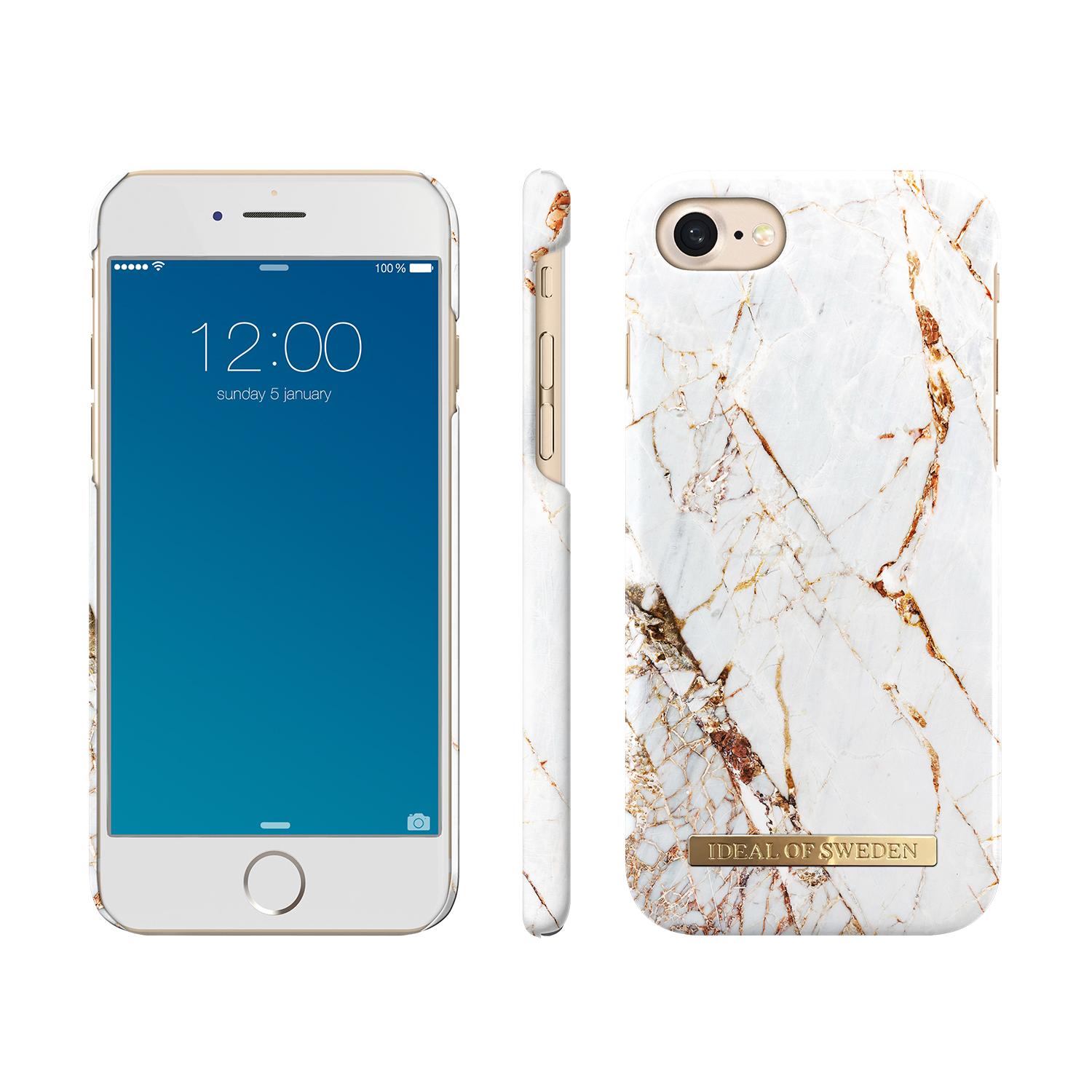 Cover Fashion Case iPhone 6/6S/7/8/SE Carrara Gold Marble