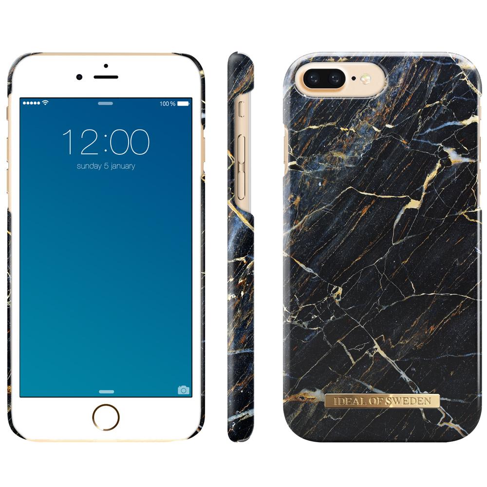 Cover Fashion Case iPhone 7 Plus/8 Plus Black Marble