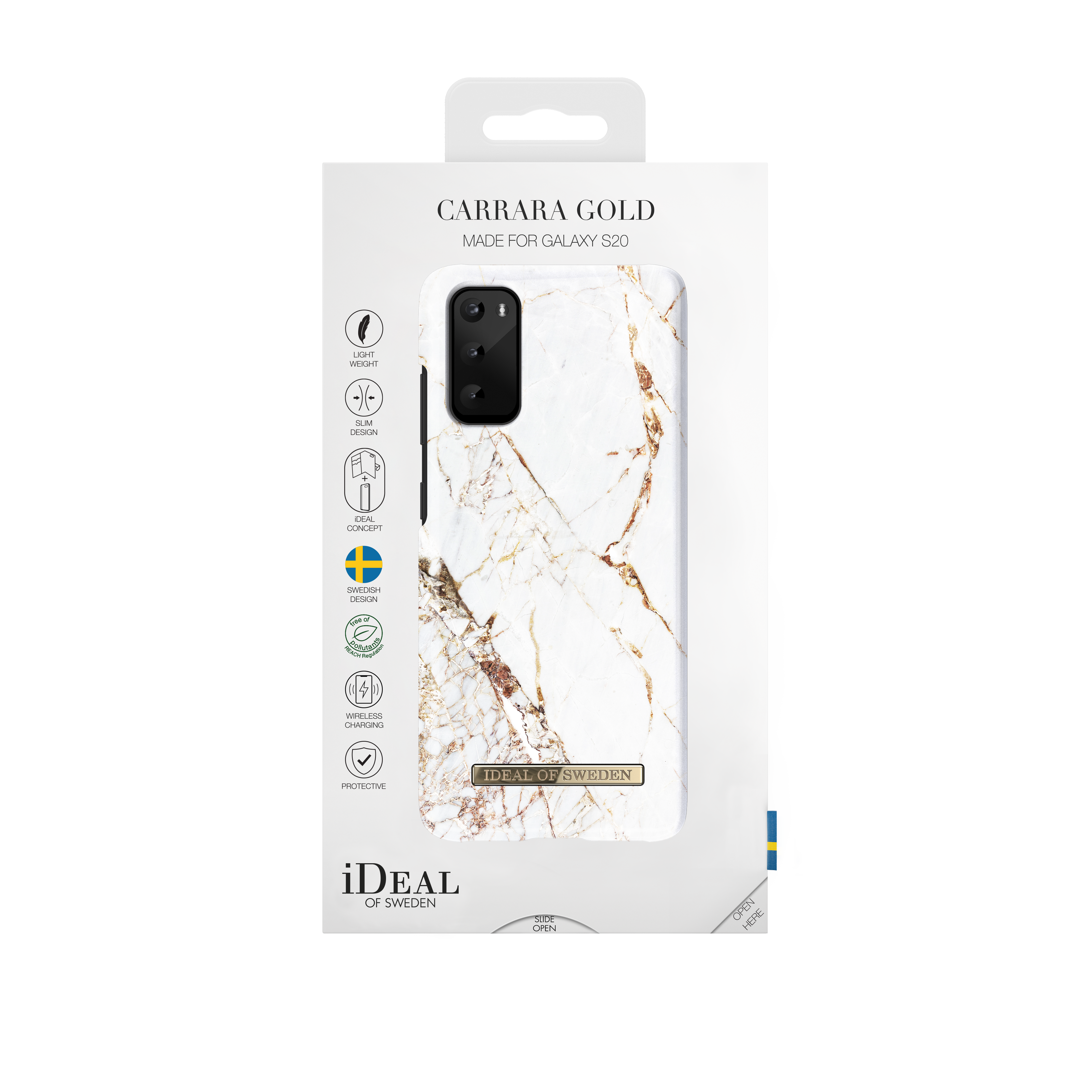 Cover Fashion Case Samsung Galaxy S20 Carrara Gold