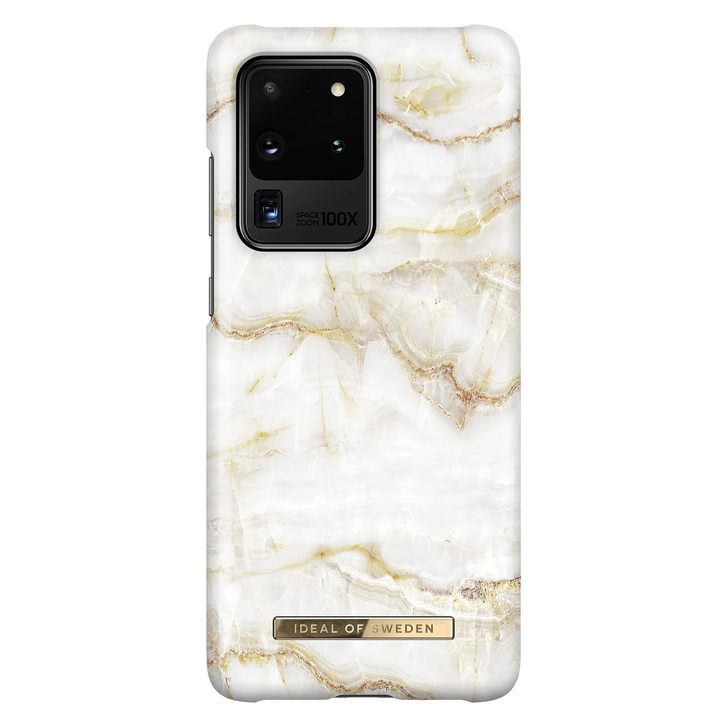 Cover Fashion Case Samsung Galaxy S20 Ultra Golden Pearl Marble