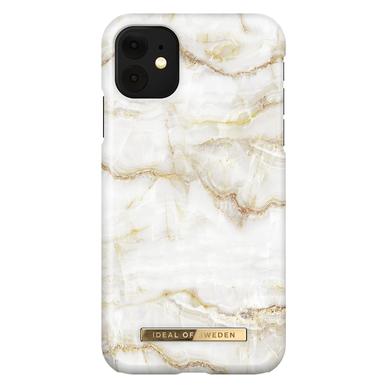 Cover Fashion Case iPhone 11 Golden Pearl Marble