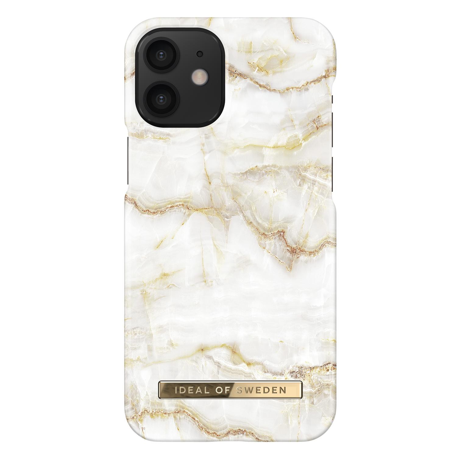Cover Fashion Case iPhone 12 Mini Golden Pearl Marble