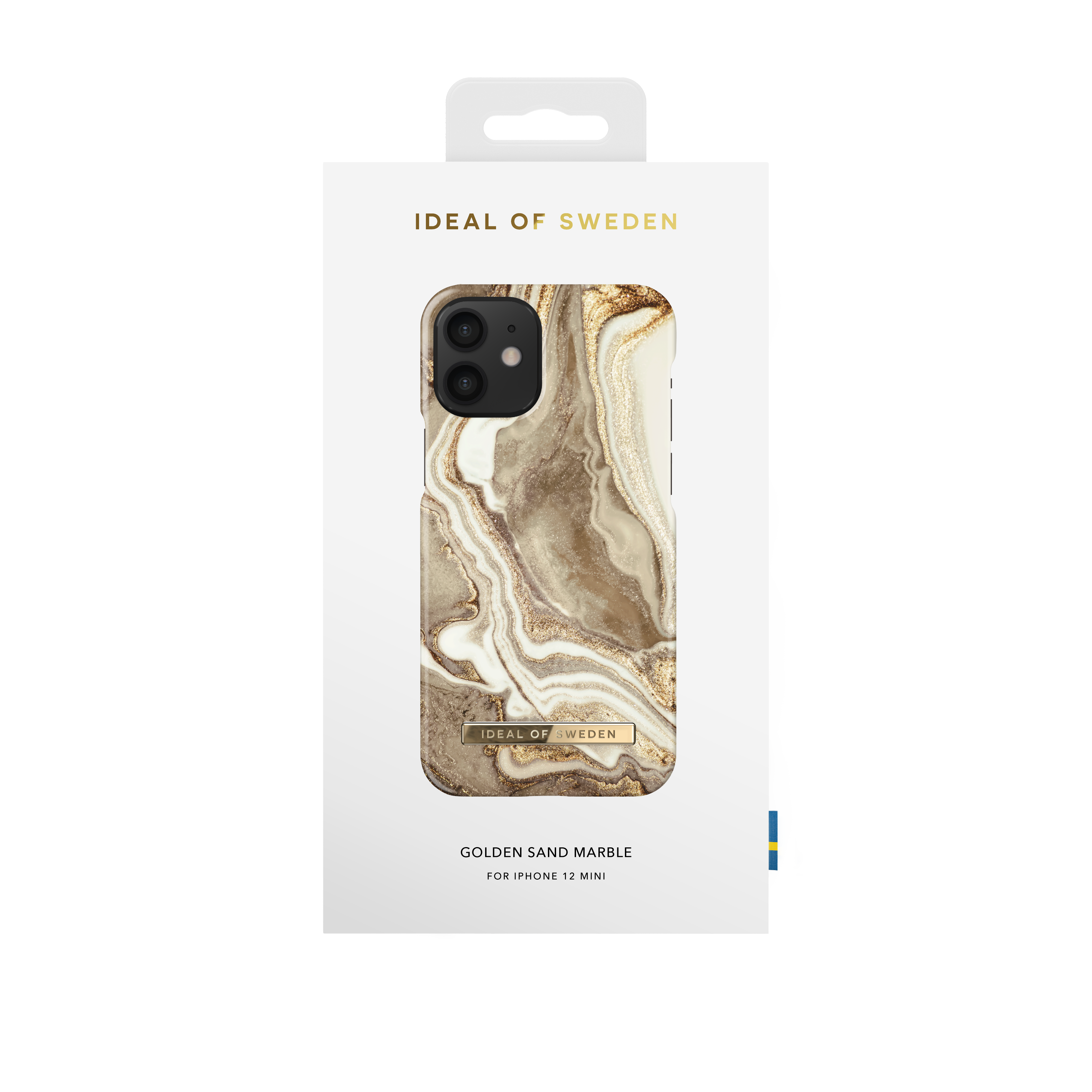 Cover Fashion Case iPhone 12 Mini Golden Sand Marble