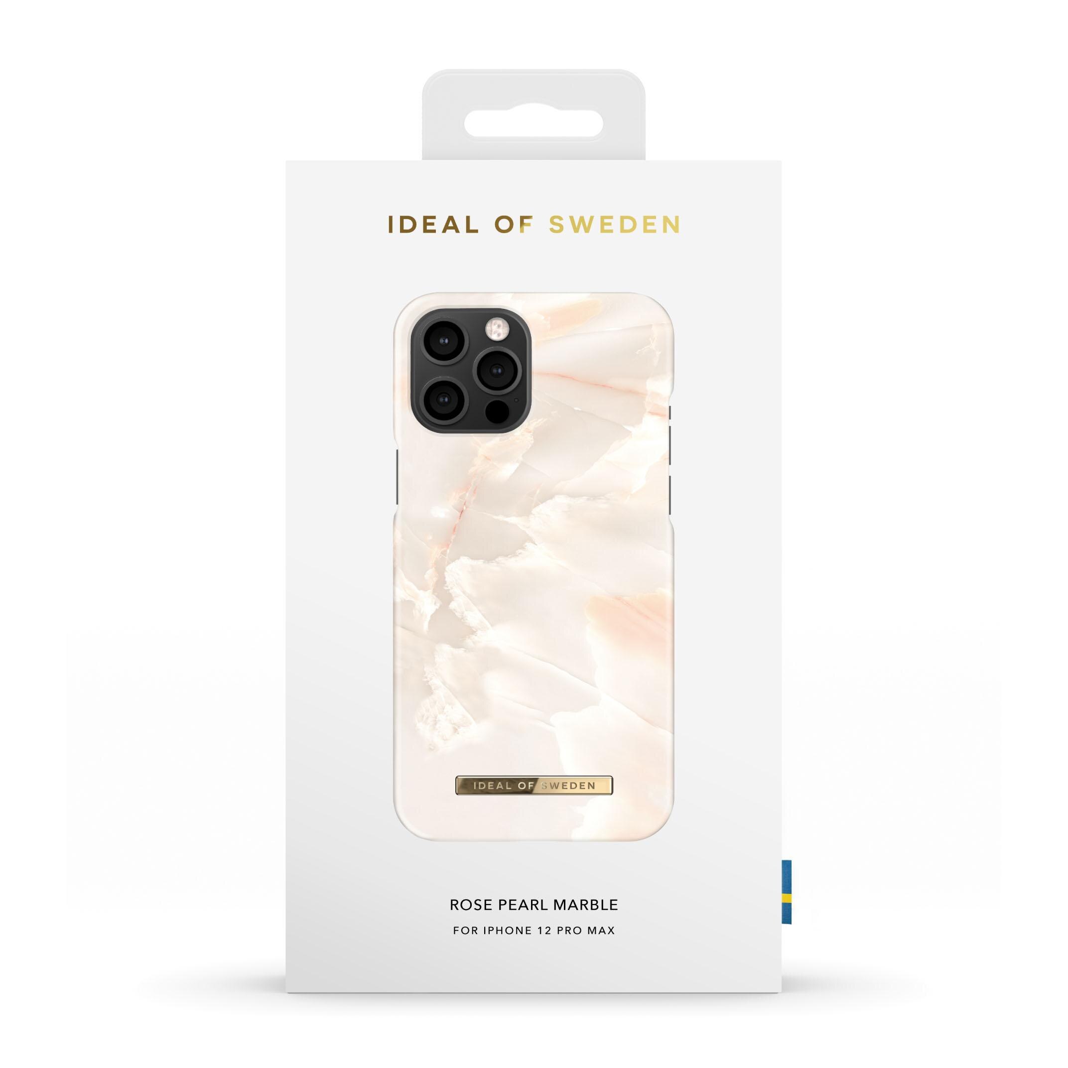 Cover Fashion Case iPhone 12 Pro Max Rose Pearl Marble