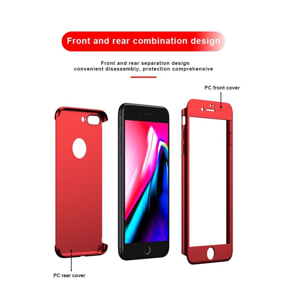 Cover Full Protection iPhone 8 Plus Red