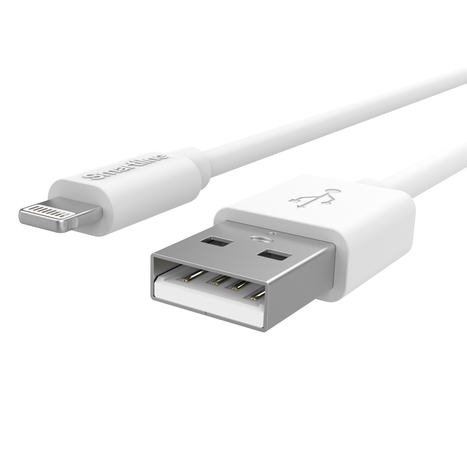 Cavo da USB-A a Lightning 3 metri Bianco