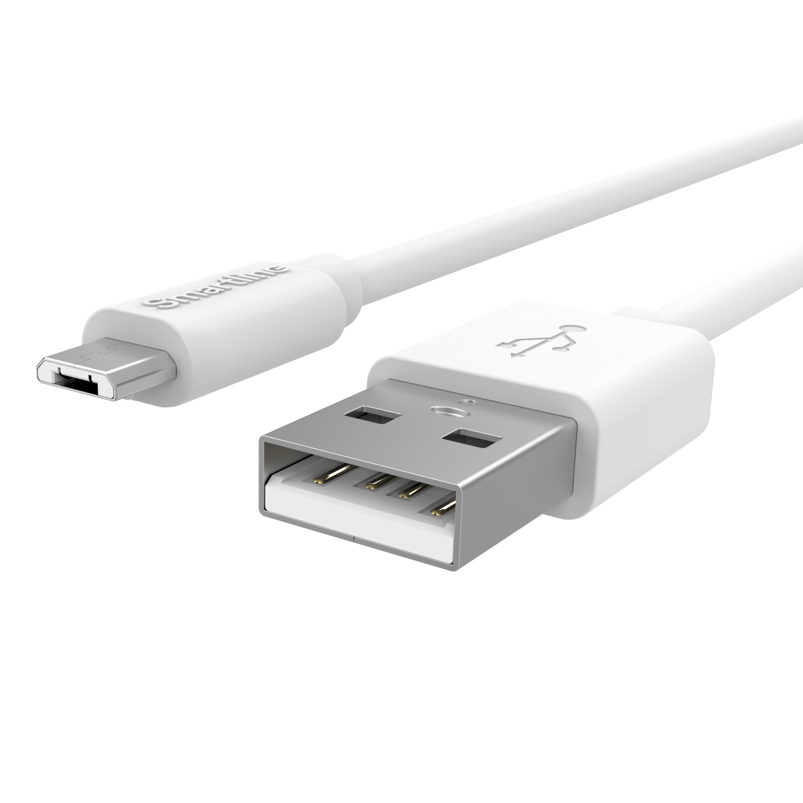 Cavo da USB-A a MicroUSB 1 metro Bianco