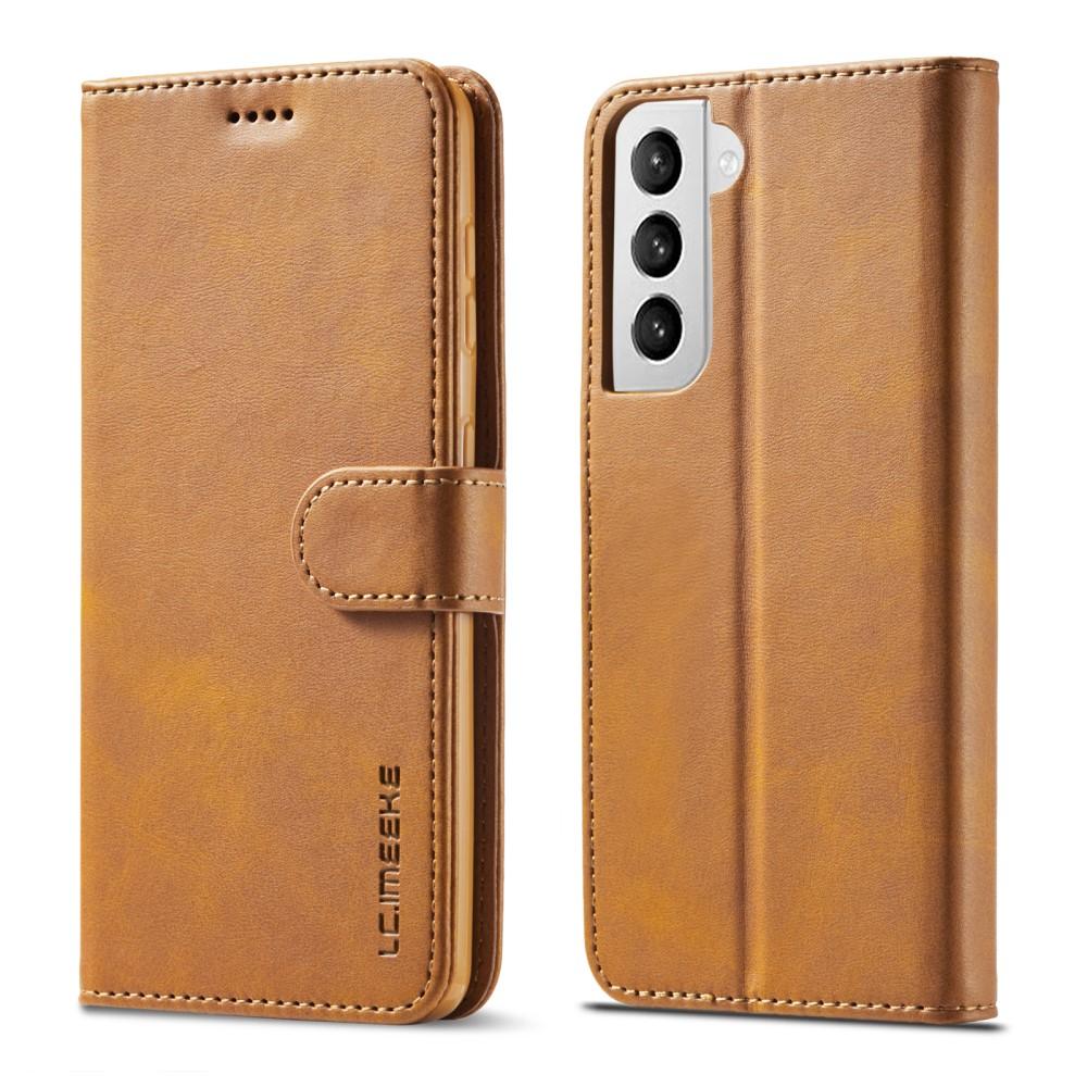 Custodie a portafoglio Samsung Galaxy S21 Cognac