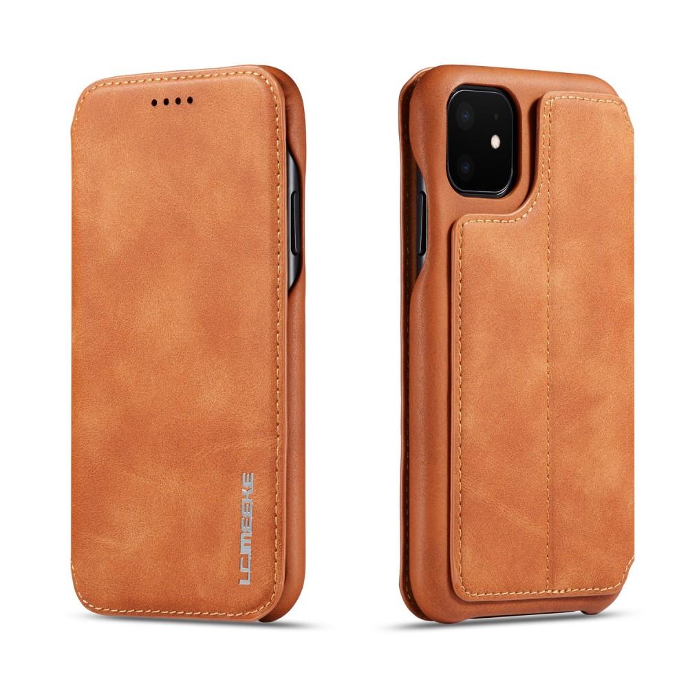 Custodie a portafoglio sottili iPhone 11 Cognac