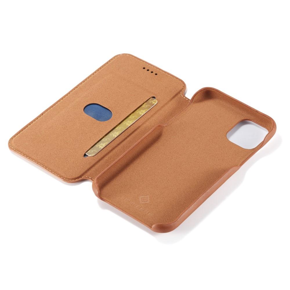 Custodie a portafoglio sottili iPhone 11 Cognac