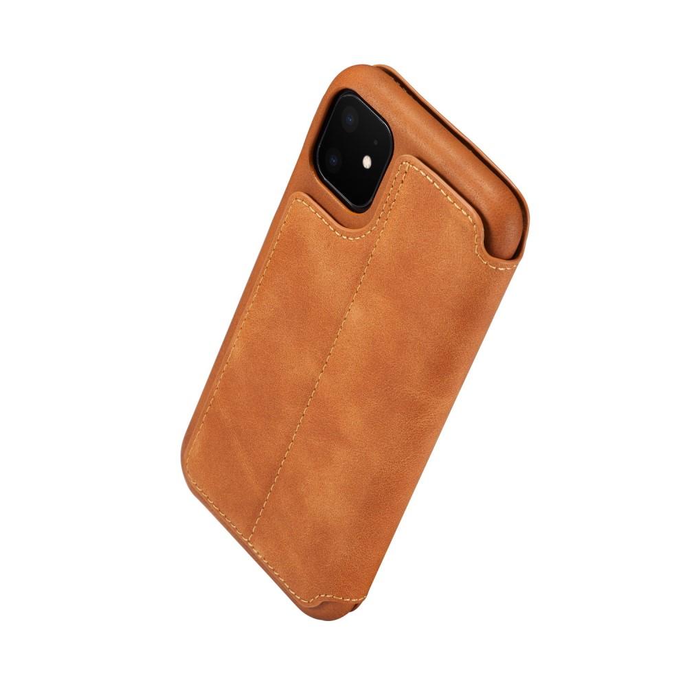 Custodie a portafoglio sottili iPhone 11 Cognac