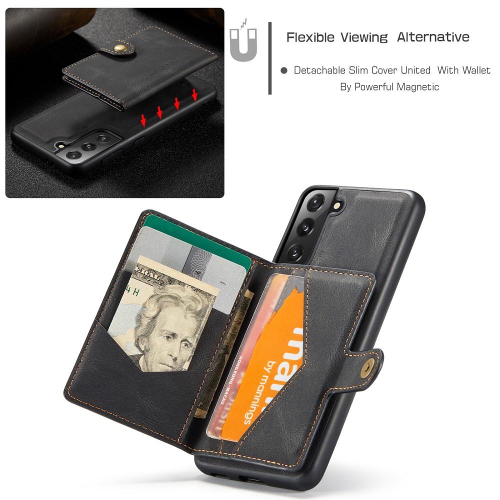 Cover Magnetic Wallet Card Case Samsung Galaxy S21 Black