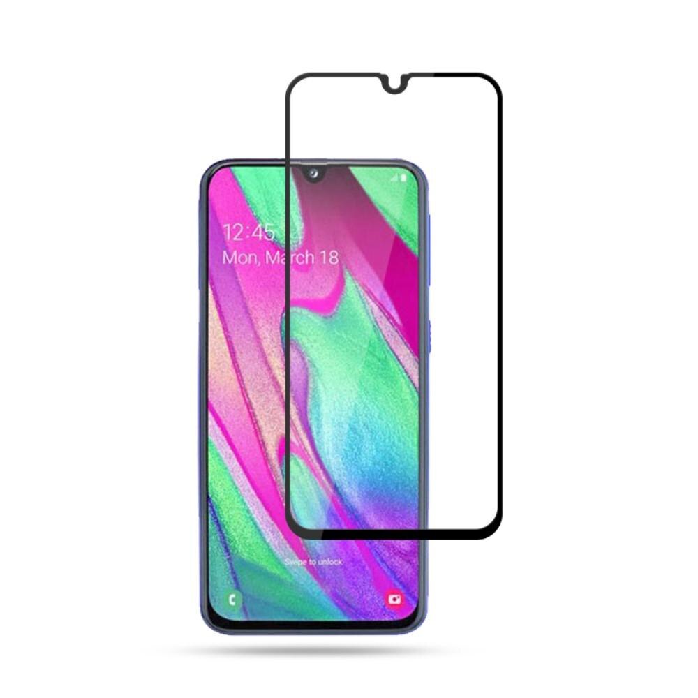 Vetro temperato a schermo intero Samsung Galaxy A40 Nero