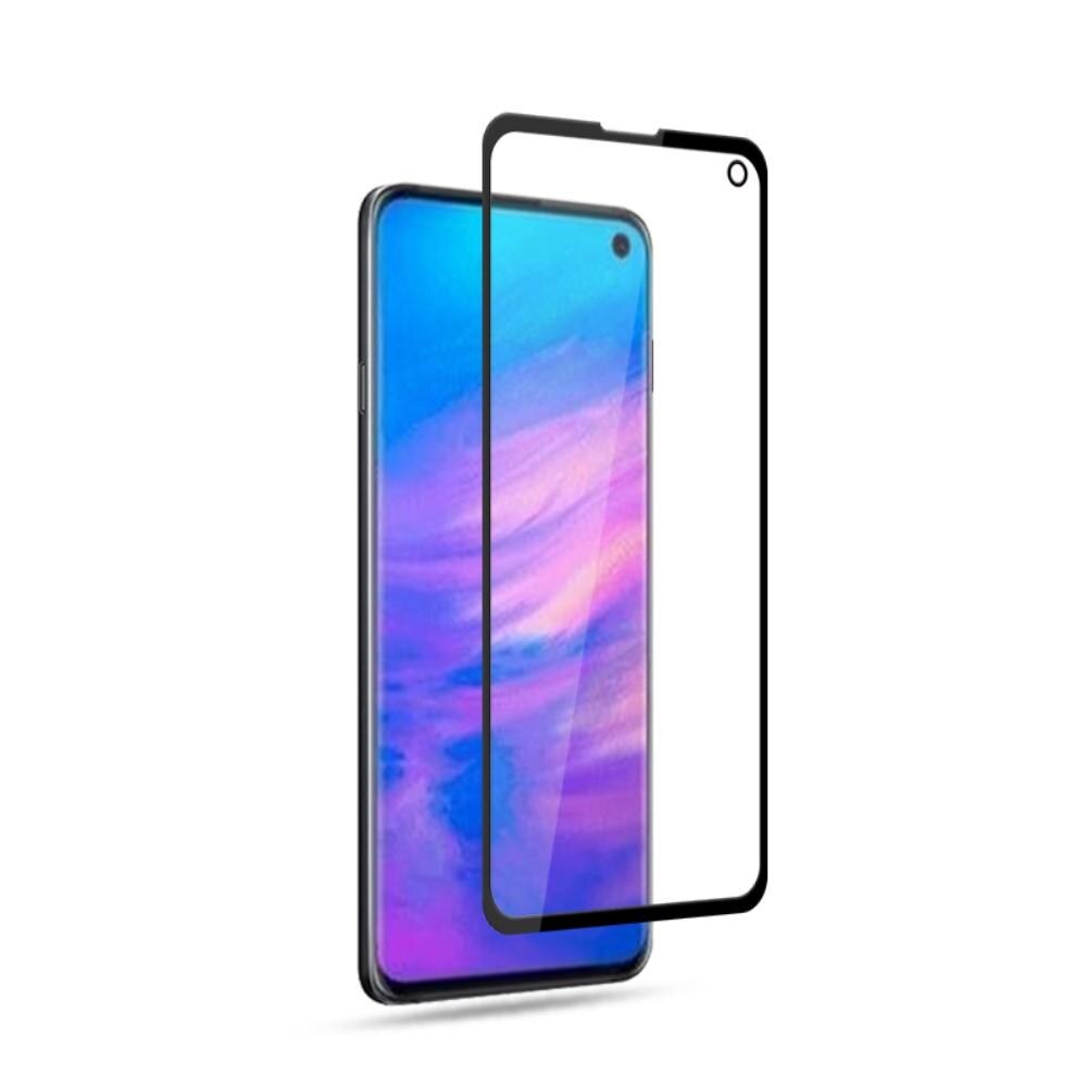 Vetro temperato a schermo intero Samsung Galaxy S10e Nero