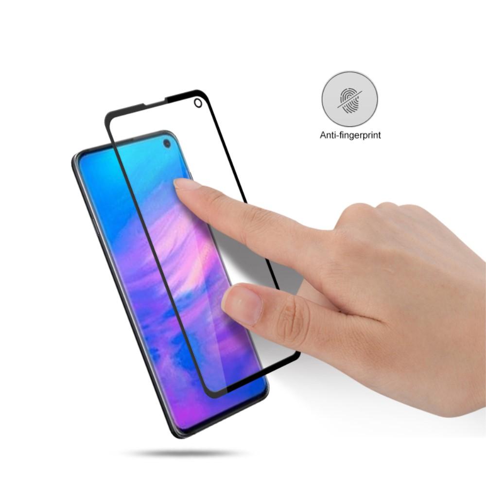 Vetro temperato a schermo intero Samsung Galaxy S10e Nero