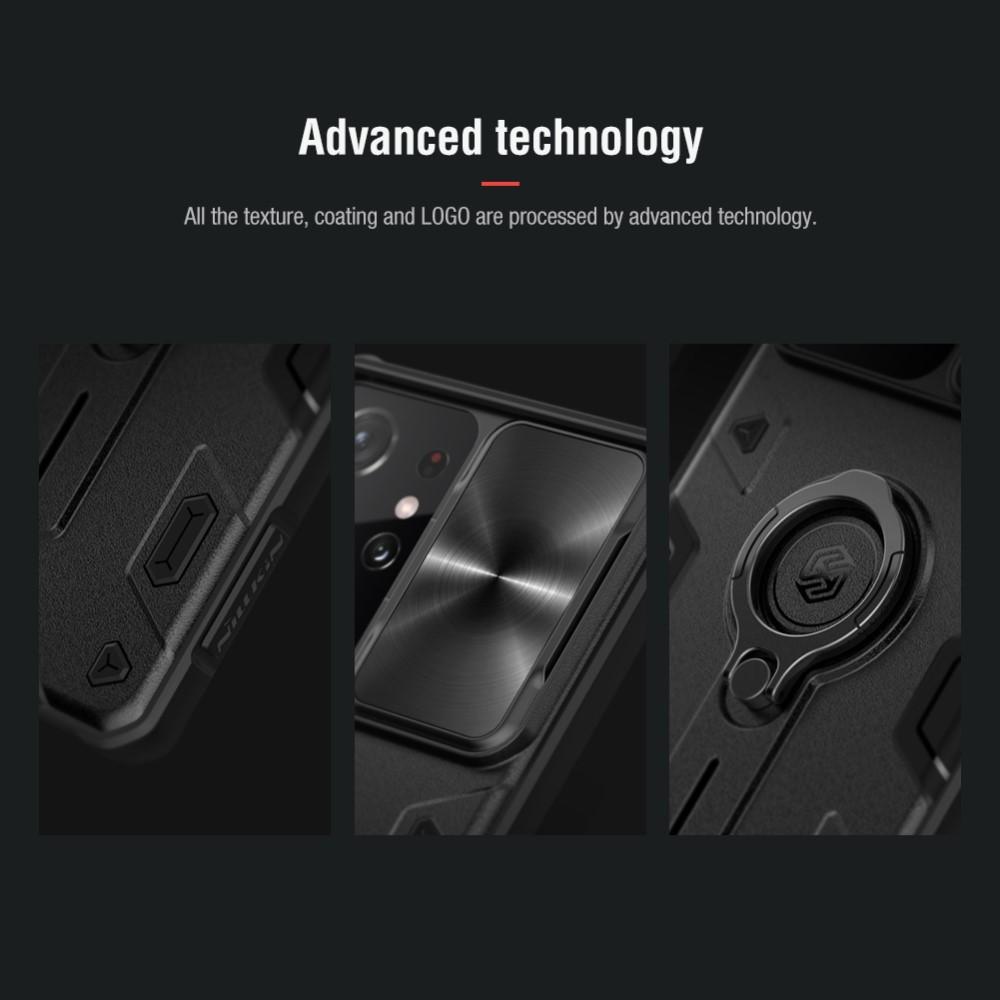 Cover CamShield Armor Samsung Galaxy S21 Ultra Nero