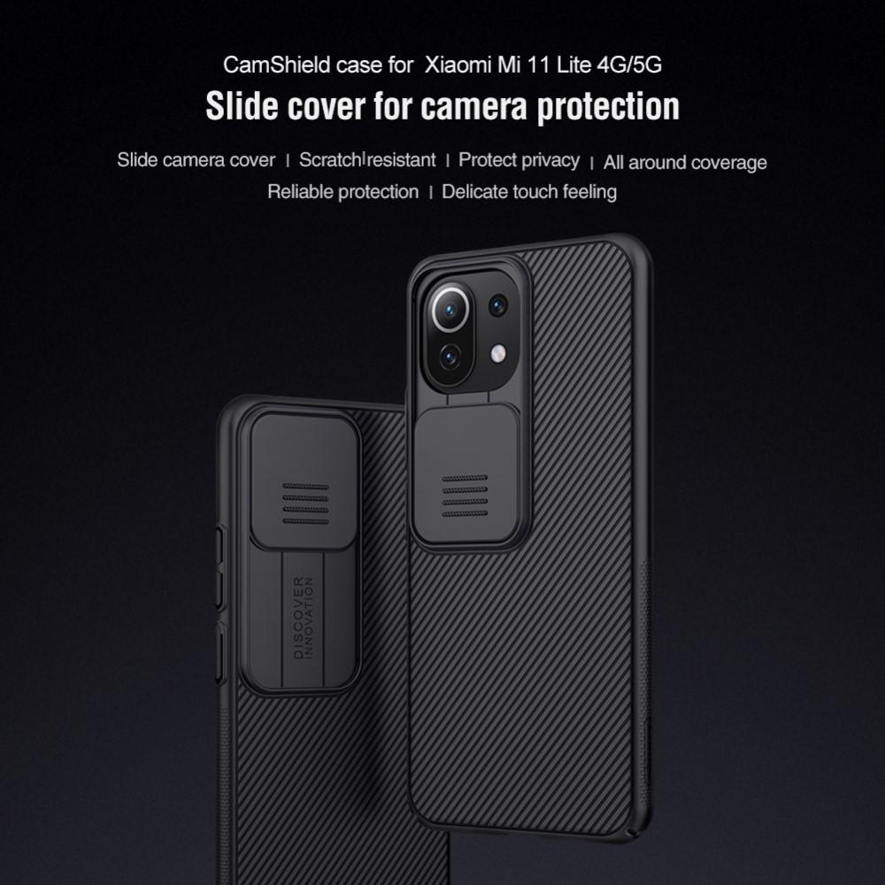 Cover CamShield Xiaomi Mi 11 Lite 5G Nero