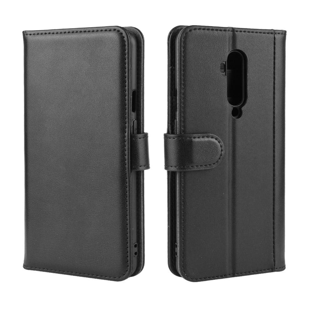 Custodia a portafoglio in vera pelle  OnePlus 7T Pro, Nero