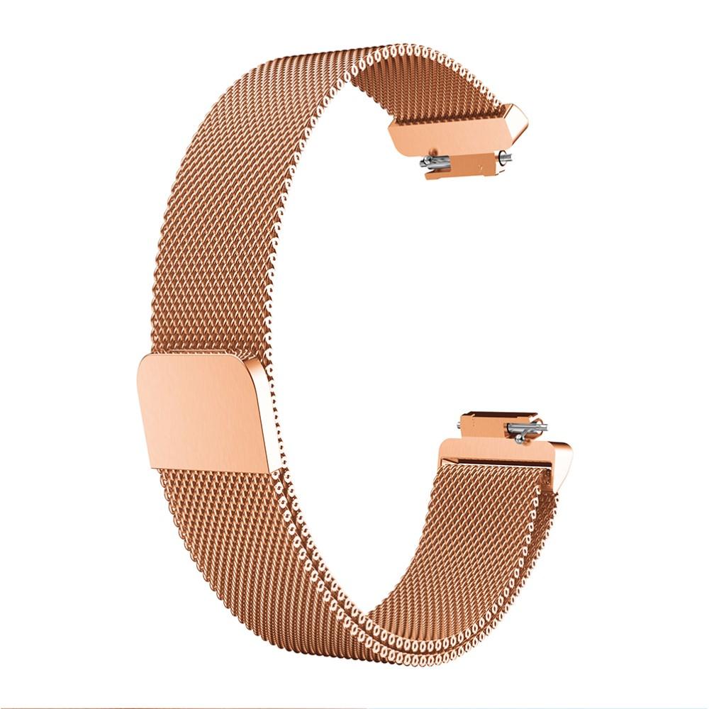 Cinturino in maglia milanese per Fitbit Inspire/Inspire 2, oro rosa