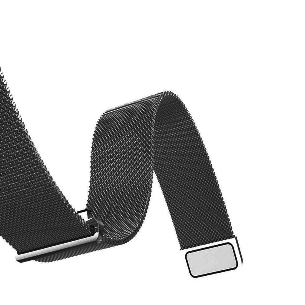 Cinturino in maglia milanese per Huawei Watch GT/GT 2 46mm/GT 2e, nero