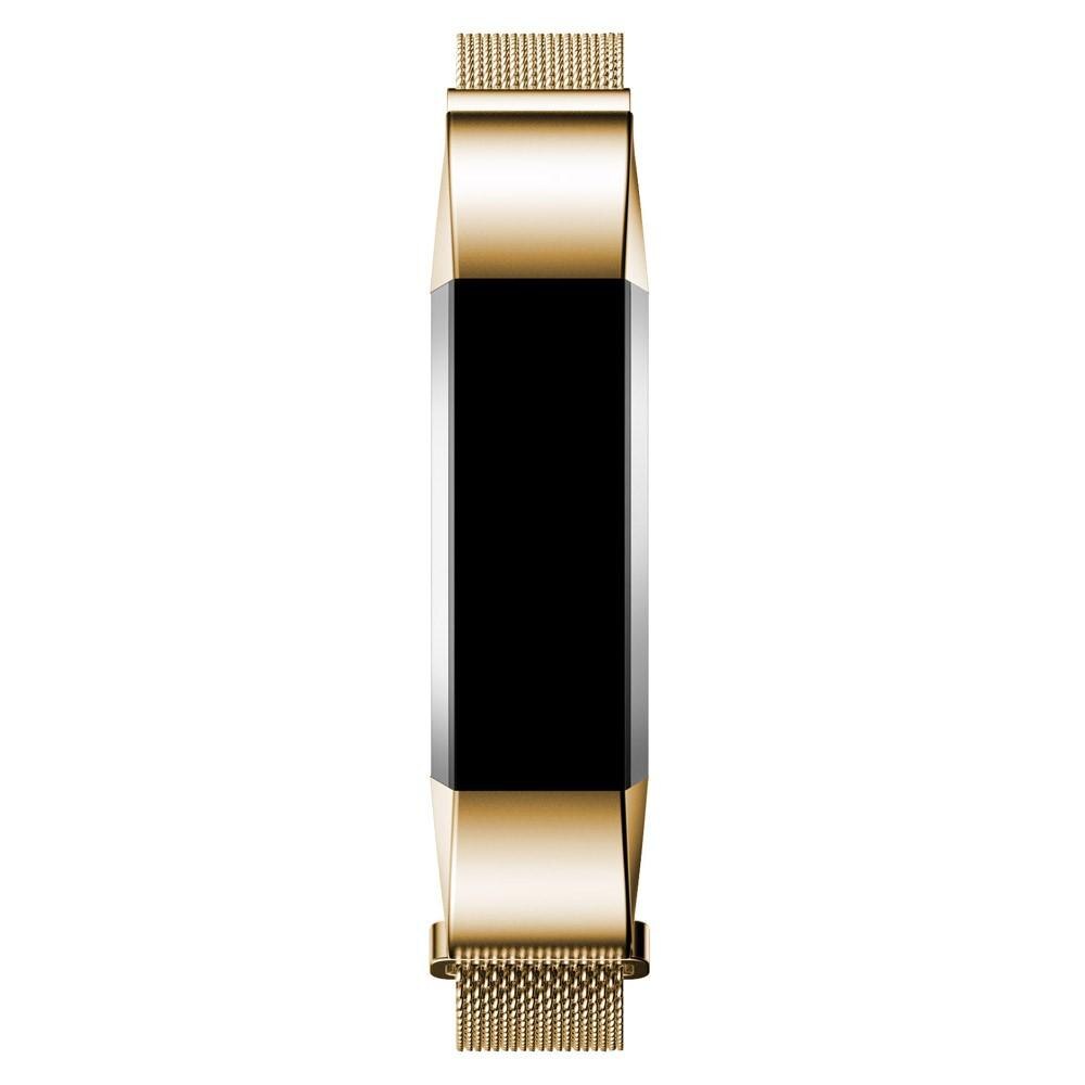 Cinturino in maglia milanese per Fitbit Alta/Alta HR, oro