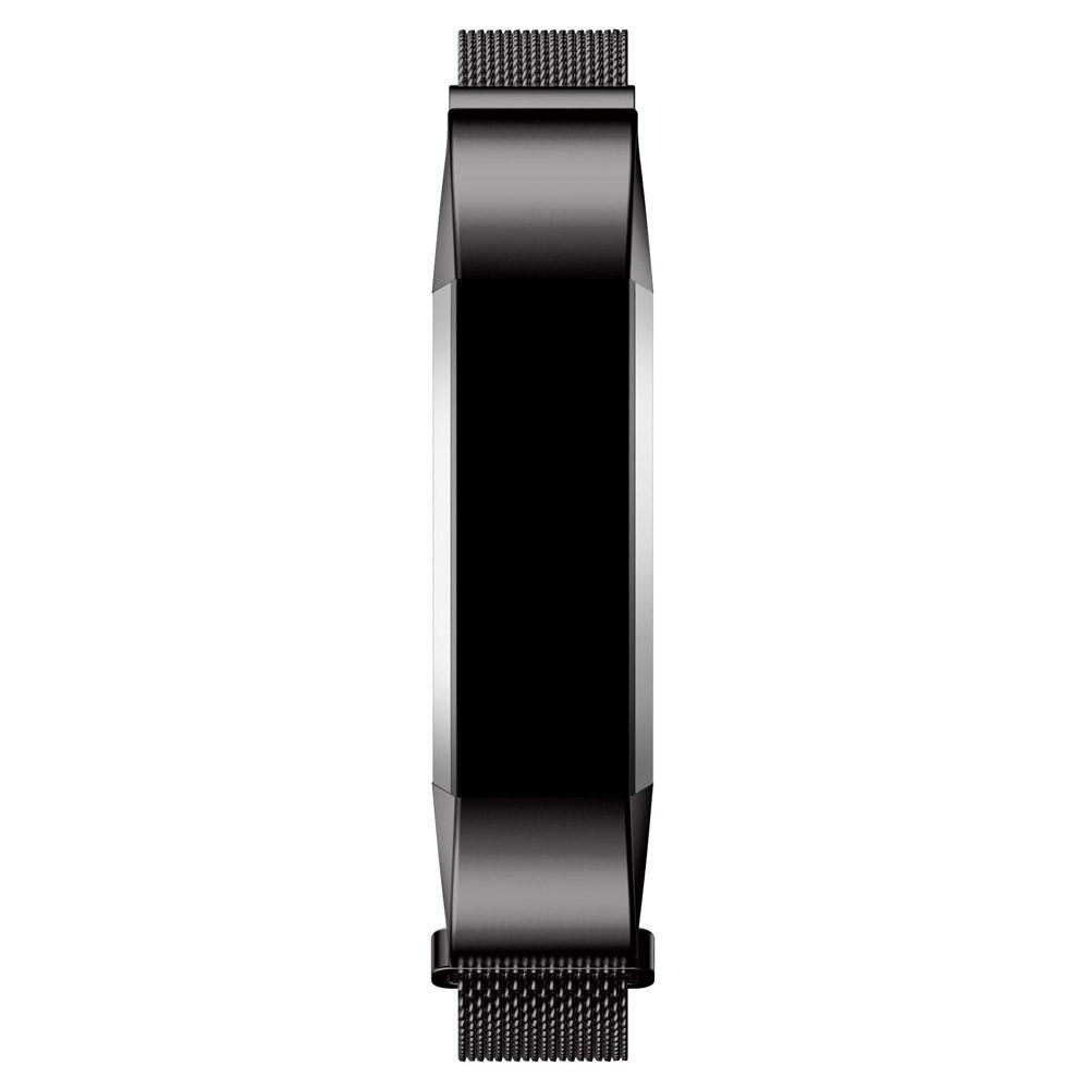 Cinturino in maglia milanese per Fitbit Alta/Alta HR, nero