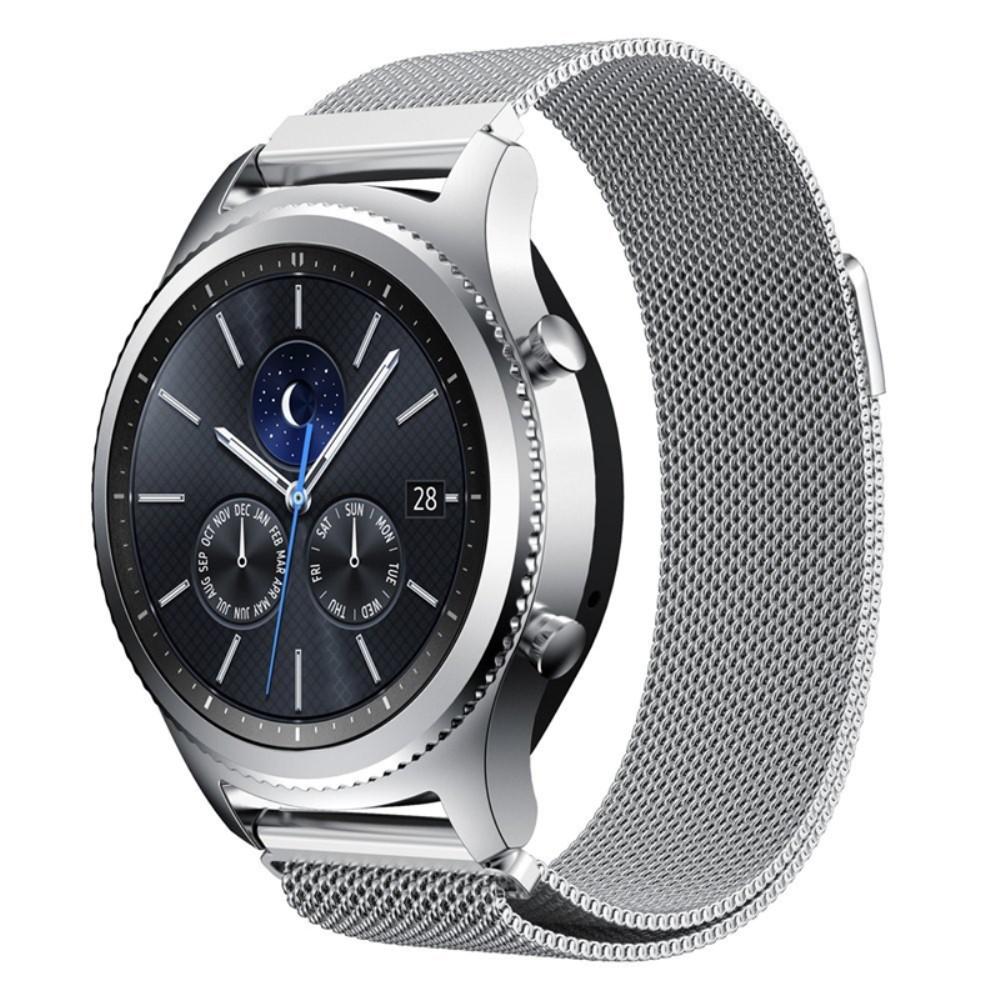 Cinturino in maglia milanese per Samsung Gear S3 Frontier/S3 Classic, d'argento