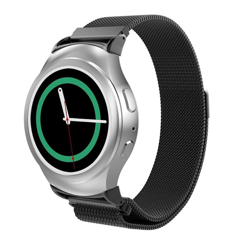 Cinturino in maglia milanese per Samsung Gear S2, nero