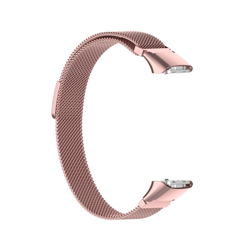 Cinturino in maglia milanese per Samsung Galaxy Fit, rosa dorato
